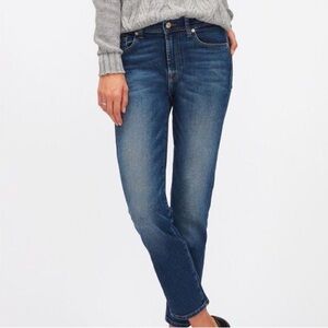 7 For All Mankind Dark Blue Ankle Jeans